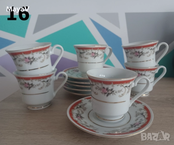 Порцеланови сервизи и стъклени чаши, комплект - различни видове, снимка 9 - Сервизи - 42614303