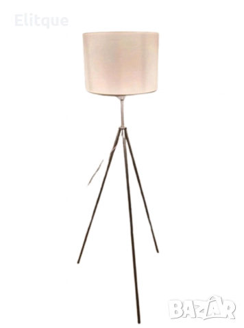 LED Подова лампа с текстилен абажур, снимка 2 - Други - 52742565