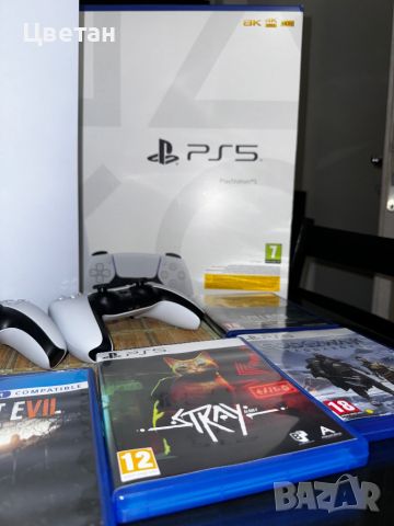 Playstation 5в гаранция с два controllera и подарьк игри!, снимка 6 - PlayStation конзоли - 45877186