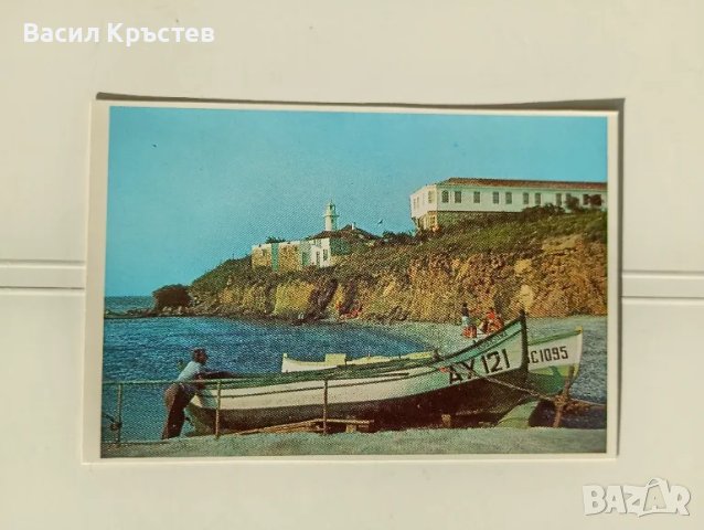 Картички - 8 бр., Албум на мини картички , Бургас, 1970-80 г., снимка 3 - Филателия - 47829066