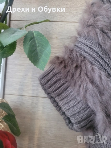 Елек естествен косъм лисица и вълна , снимка 9 - Елеци - 52627930