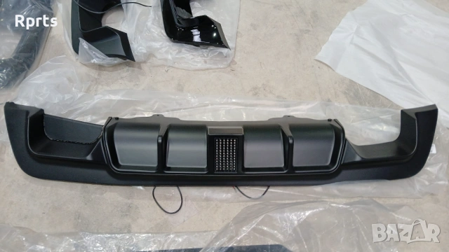 Дифузьор за BMW E60/61 оребрен,черен гланц,Тайван , снимка 2 - Аксесоари и консумативи - 54212096