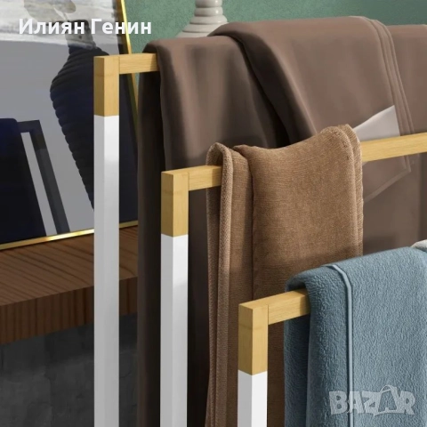 Комплект от 3 държача за кърпи kleankin, снимка 2 - Закачалки - 52083140