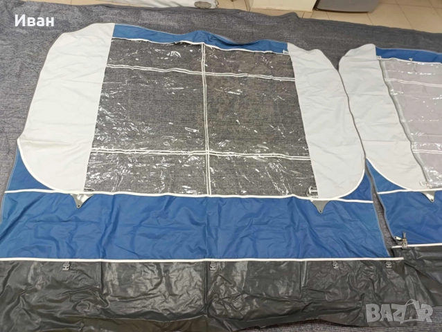 Форселт за каравана Pyramid Tuscany + анекс +вътрешна палатка. Размер 900см(885-910)см земя-земя, снимка 6 - Палатки - 51824299