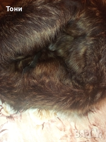 Нова Дамска Зимна Шапка от Естествен Косъм Норка , снимка 7 - Шапки - 52842653