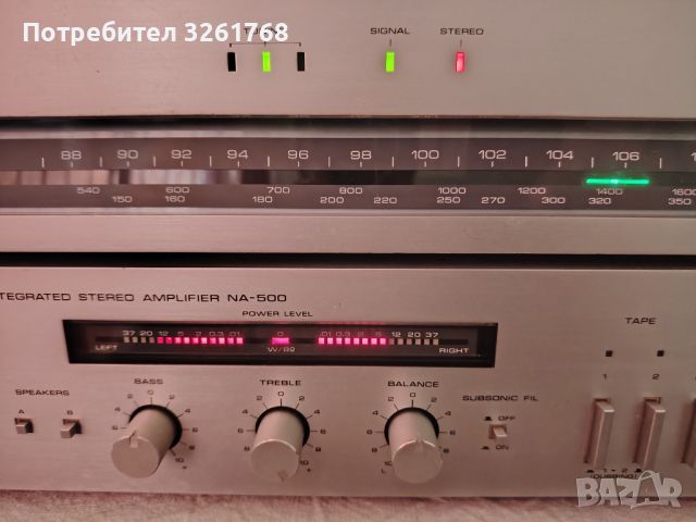 NIKKO NA-500/NT-500L, снимка 7 - Ресийвъри, усилватели, смесителни пултове - 46630724