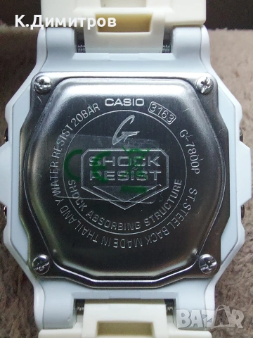 Рядък Casio G-Shock G-7800P-7 "Polka Dot" – Колекционерски модел (2009) , снимка 4 - Мъжки - 53760340