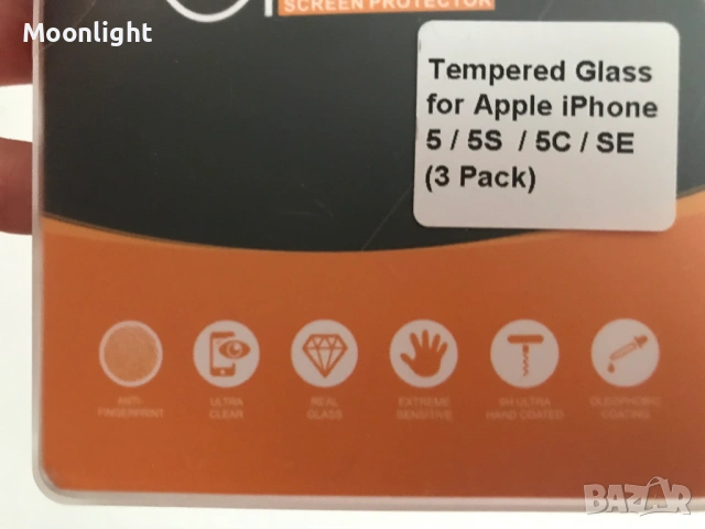 Стъклен протектор iphone SE/iPhone 5/5S / iPhone 5C, снимка 7 - Фолия, протектори - 53134966