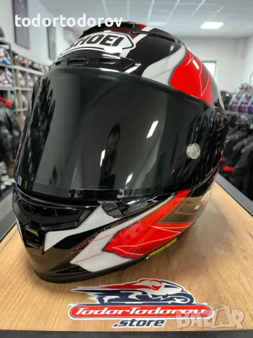 Мото каска SHOEI X-SPIRIT 3 Assail,размер XS,тъмен визьор,като нова, снимка 1 - Аксесоари и консумативи - 49501586