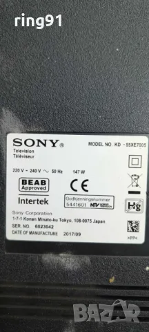 T-Con - 17Y_HU11APHTA44LV0.0 TV Sony KD-55XE7005, снимка 4 - Части и Платки - 49905218