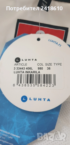 Luhta Sport Long Womens Size 36 - S НОВО! ОРИГИНАЛ! Дамско Яке - мембрана !, снимка 15 - Якета - 53482150