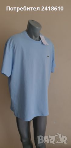 Lacoste Cotton Mens Size 2XL НОВО! ОРИГИНАЛ! Мъжка тениска!, снимка 3 - Тениски - 46292858