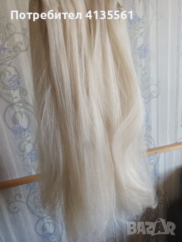 Естествена коса 55см, 180лв, снимка 1 - Аксесоари за коса - 46275807