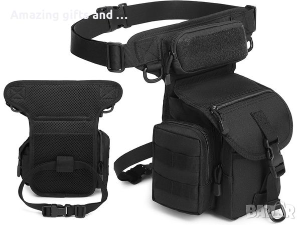 Тактическа чанта за кръст и крак с голям капацитет, снимка 1 - Екипировка - 46441385
