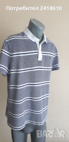 Lacoste Pique Cotton Slim Fit Mens Size 6 - XL ОРИГИНАЛ! Мъжка Тениска!, снимка 3 - Тениски - 46308016