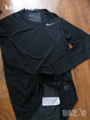 Nike Pro Men's Tight Fit Long-Sleeve Top - страхотна фитнес блуза КАТО НОВА ХЛ, снимка 6 - Спортни дрехи, екипи - 46126248