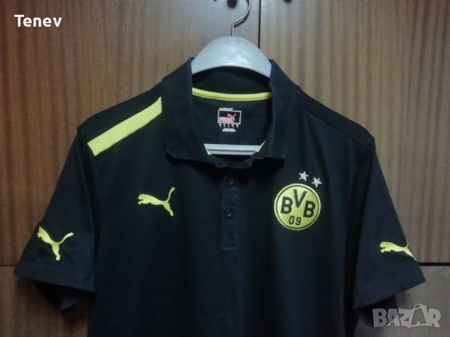 Borussia Dortmund Puma оригинална поло тениска Борусия Дортмунд размер L, снимка 3 - Тениски - 46580144