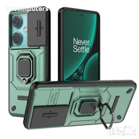 OnePlus Nord CE3 5G Удароустойчив Ring Holder Калъф и Протектор, снимка 3 - Калъфи, кейсове - 51261733