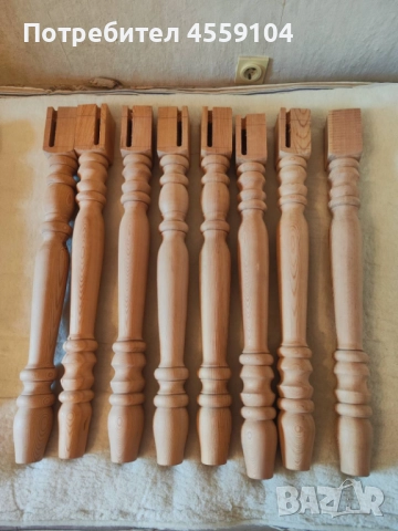 Струговани крака за маса, снимка 9 - Маси - 52976415