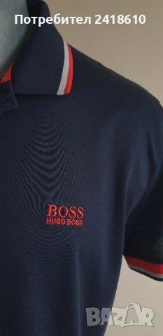 Hugo Boss Paddy  Cotton Regular Fit Mens Size M ОРИГИНАЛНА Тениска!, снимка 11 - Тениски - 53504058