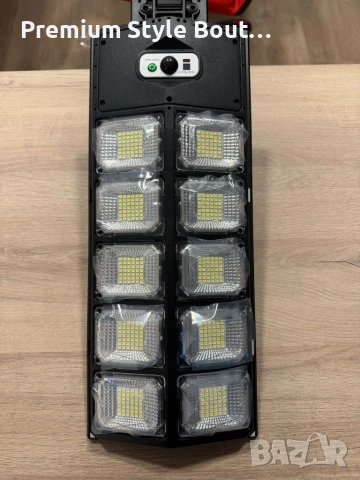 Led соларна улична лампа - сензор за движение и дистанционно управление