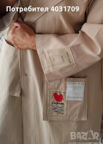 Бутиков деним тренч, снимка 2 - Палта, манта - 53919192