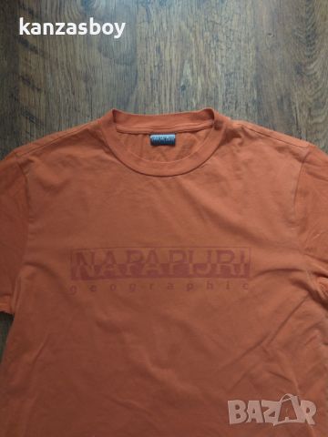 Napapijri - страхотна мъжка тениска ХЛ, снимка 2 - Тениски - 45953331