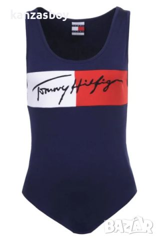Tommy Jeans 90S Bodysuit Hilfiger Denim - страхотно дамско боди ХС, снимка 3 - Корсети, бюстиета, топове - 45344654
