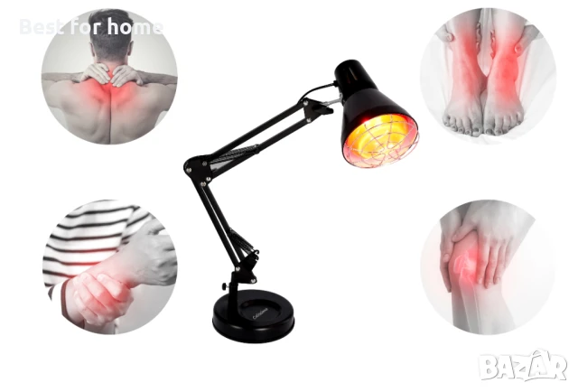 Лечебна инфрачервена лампа Sollux с топлечерапевтична инфрачервена лампа 275w Solux