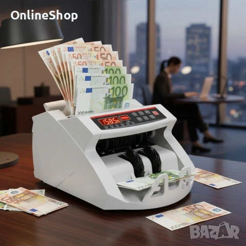 ПРОМО!Машина за броене на пари, Банкнотоброячна машина, снимка 8 - Други машини и части - 53205891