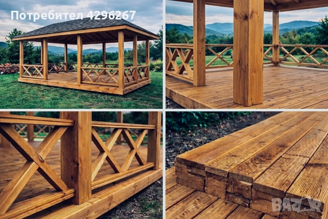 🔨 Дървени беседки по поръчка – от проект до реализация