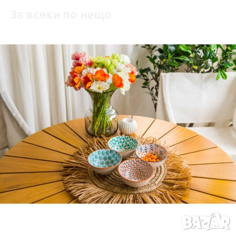 Комплект 4 керамични купички, различни модели Код P2029, снимка 16 - Съдове за готвене - 53937742