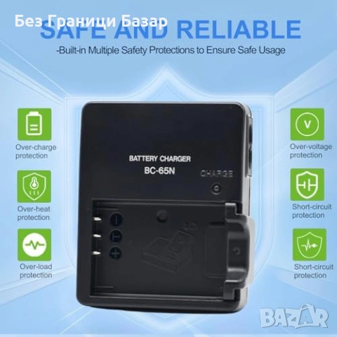 Ново BC-65N зарядно за NP-95 Fujifilm X100 X70 X30 XF10 FinePix фото, снимка 4 - Батерии, зарядни - 53374919
