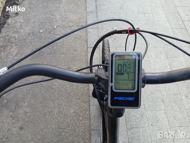 28 цола електрически алуминиев велосипед с 7 скорости усилени капли амортисьори предни като нов , снимка 12 - Велосипеди - 53725728