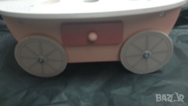 Дървена количка и магазин за сладолед от Polar B, снимка 4 - Играчки за стая - 51543214