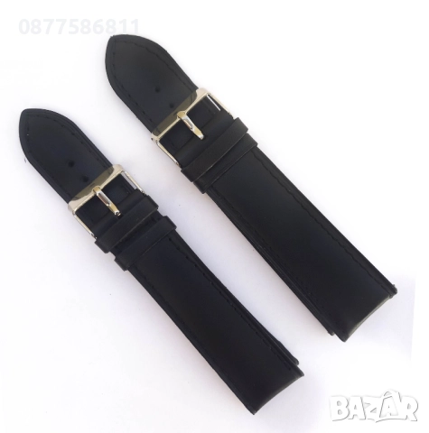 НОВА КОЖЕНА КАИШКА ОБШИТА С БЯЛ ШЕВ/КОНЕЦ.ЛУКСОЗНИ КОЖЕНИ КАИШКИ ЗА ЧАСОВНИЦИ С БЯЛ ТИГЕЛ. KAISHKA, снимка 7 - Каишки за часовници - 51612177