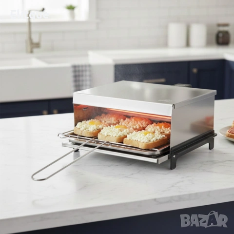 Бездимна електрическа скара Voltz OV51015P – 1200W мощност, незалепващо покритие , снимка 7 - Друга електроника - 53046529