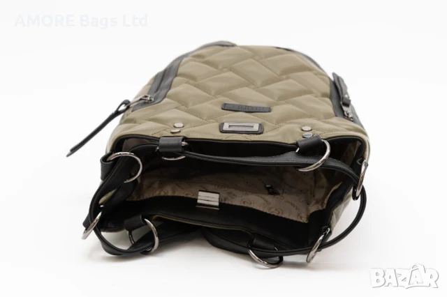 Спортно елегантна дамска раница AMORE Livia - Green, снимка 6 - Раници - 50659653