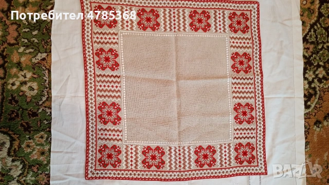 Родопски кичени халища+Карета с българска бродерия, снимка 3 - Други стоки за дома - 54281189