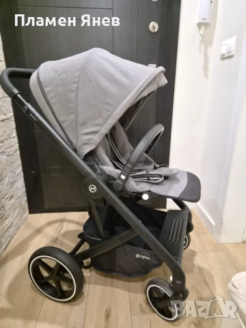 Количка 3 в 1 Cybex Balios S / Soho Grey, снимка 7 - Детски колички - 54133682