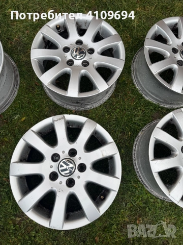 Джанти 15” VW 5x112, снимка 3 - Гуми и джанти - 52798515