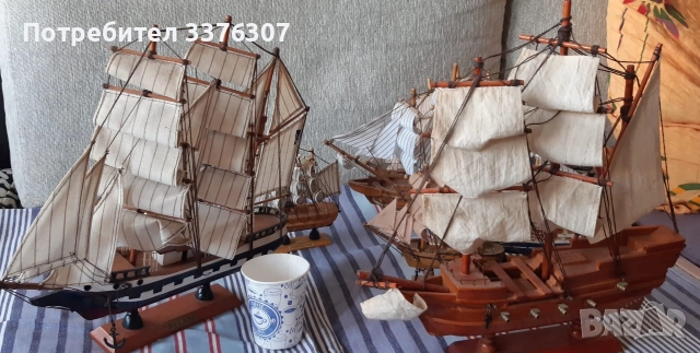 Продавам колекция от макети на кораби платноходи, снимка 6 - Колекции - 52765120