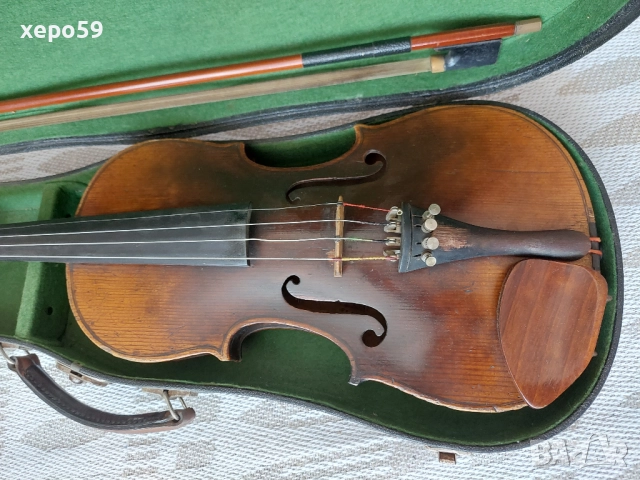 Стара немска цигулка, 1843 година, 1 000 €, снимка 3 - Струнни инструменти - 52537840