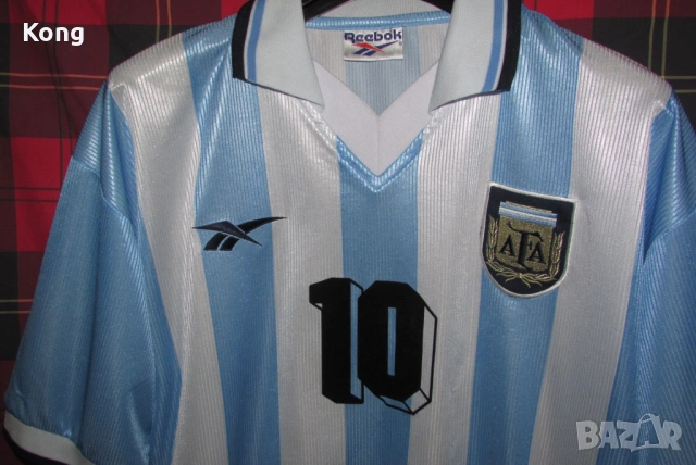 винтидж фланелка Fila Fiorentina дълъг ръкав футболна тениска Фиорентина Reebok Argentina Аржентина , снимка 6 - Футбол - 53783570