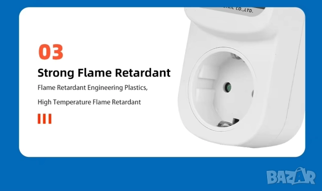 Taxnele Регулируем 16A AC 230V предпазител от пренапрежение за контакт, снимка 18 - Друга електроника - 52696270