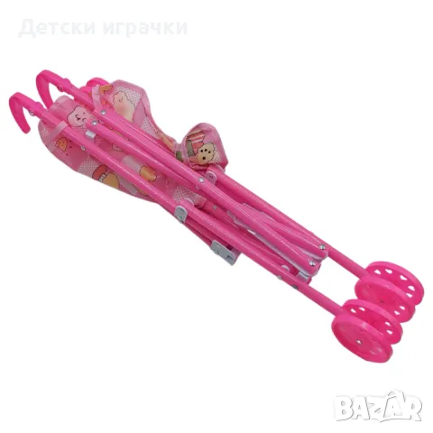 Детска количка за кукли, лека, сгъваема , снимка 7 - Кукли - 49937387
