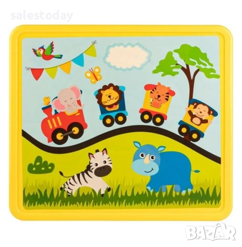 Пластмасова маса + 2 столчета, снимка 2 - Мебели за детската стая - 52571688