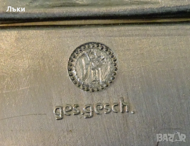 Калаена чиния за снимка,гравиране,720 гр.,калаена сватба. , снимка 4 - Антикварни и старинни предмети - 53965427