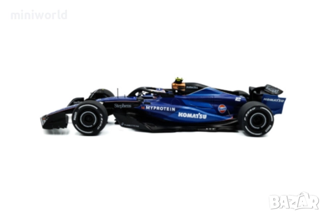 Williams F1 Team FW46 n.2 Saudi Arabien GP 2024 A.Ablon - мащаб 1:18 на Solido моделът е нов в кутия, снимка 2 - Колекции - 52804659