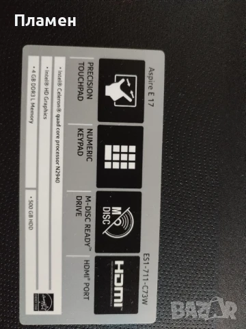 ACER ASPIRE A17, снимка 3 - Части за лаптопи - 51074905